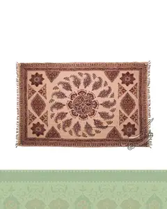 سفره قلمکار مستطیلی طرح چرخ و فلک - طول 150 , عرض 100