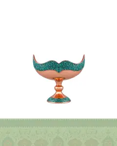 کشکول فیروزه کوبی کوچک 17 سانتی