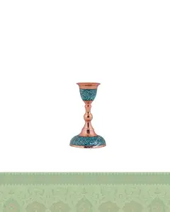 شمعدان فیروزه کوبی متوسط