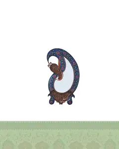 آینه مس و پرداز مدل بته جقه