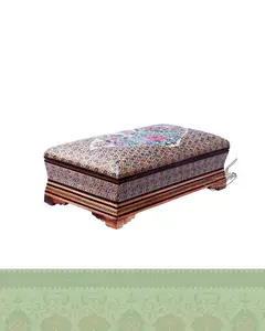 جعبه کارد و چنگال خاتم کاری طرح گل و مرغ