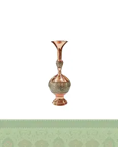 گلدان 25 سانتی خاتم کاری مدل گیلاسی