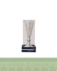 گلدان ملیله کاری سایز 20 با باکس پلکسی