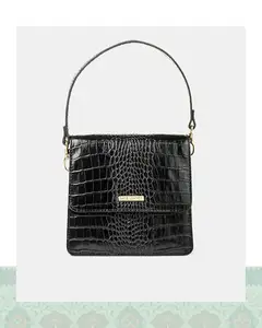 کیف چرم زنانه دوشی ساعدی مدل 99127 - مشکی / ONO