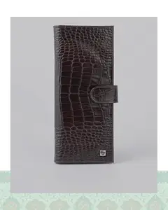 کیف دسته چک چرم مردانه مدل 40000161 - عسلی / ONO