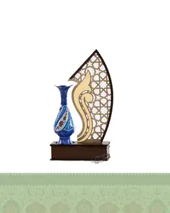 تندیس گلدان میناکاری 16 طرح صبا