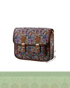 کیف زنانه و دخترانه طرح ترمه هفت رنگ