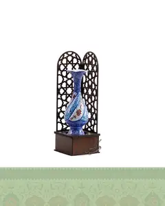تندیس گلدان 16 مینا کاری طرح معراج