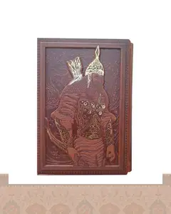 شاهنامه فردوسی رحلی قاب کشویی طرح رخ Shahnameh of Ferdowsi