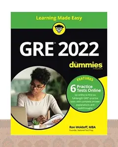 کتاب جی آر ای 2022 فور دامیز GRE 2022 For Dummies