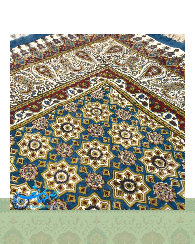 عکس سفره قلمکار سنتی ابعاد 150×100 سانتیمتر
