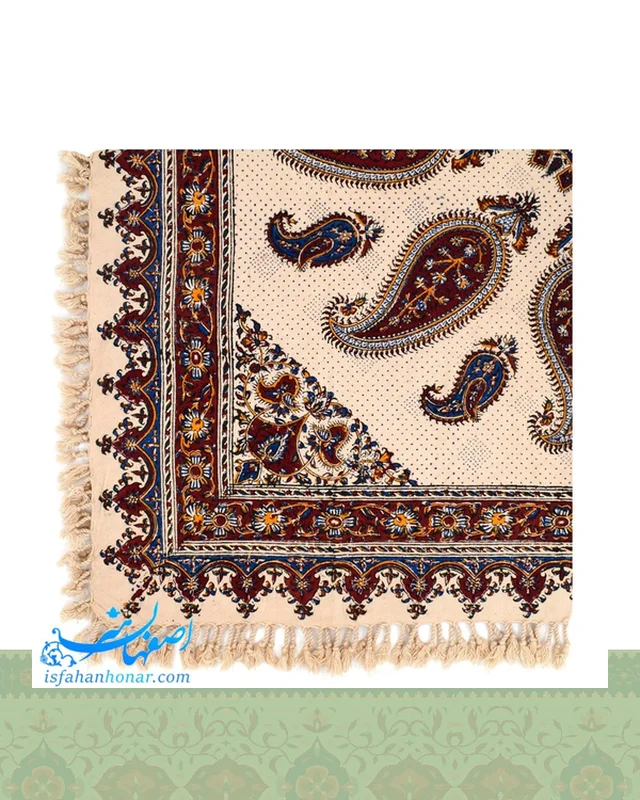 ارسال رومیزی قلمکار یک متری تک حاشیه به خارج ایران