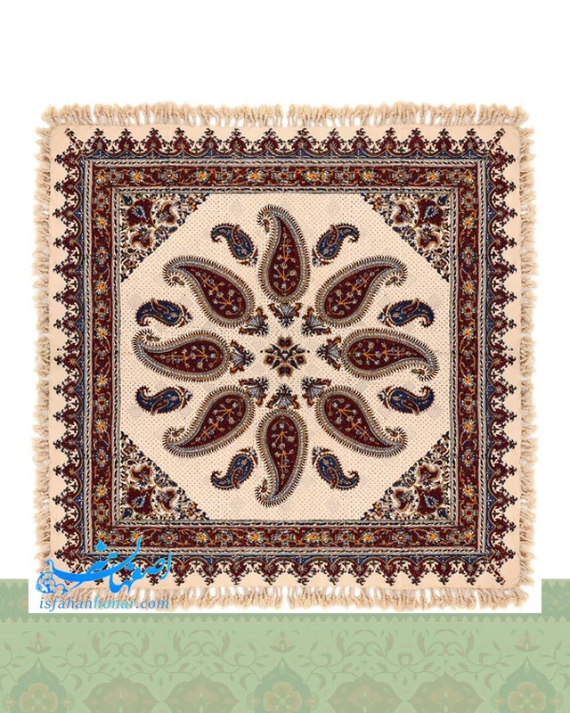 خرید رومیزی قلمکار یک متری تک حاشیه ارزی