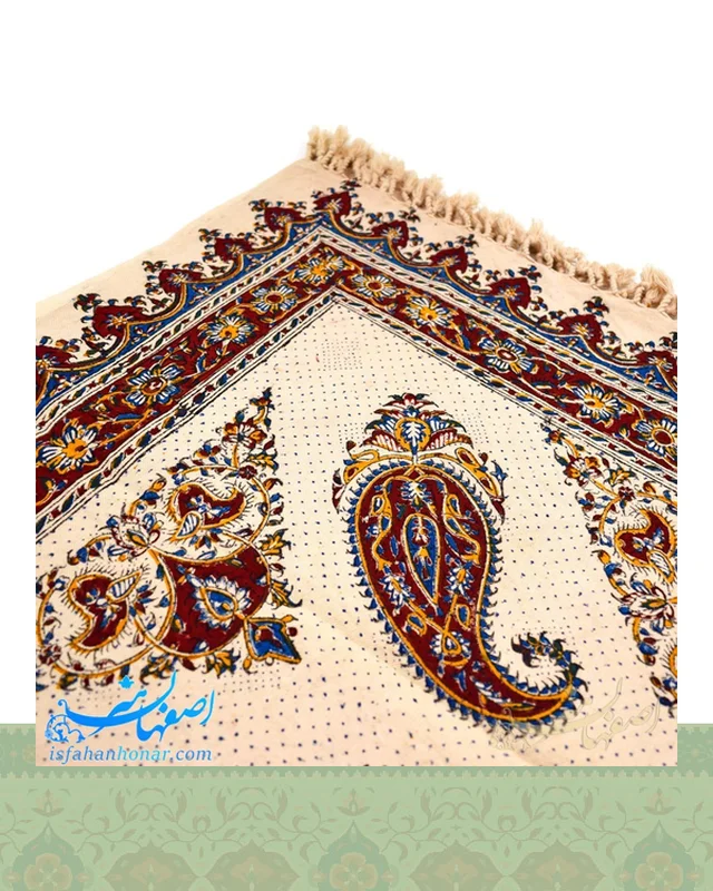 رومیزی قلمکار 100×150 سانتیمتری طرح ترنج در دیارلند