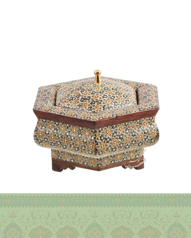 شکلات خوری خاتم کاری مدل سلطنتی