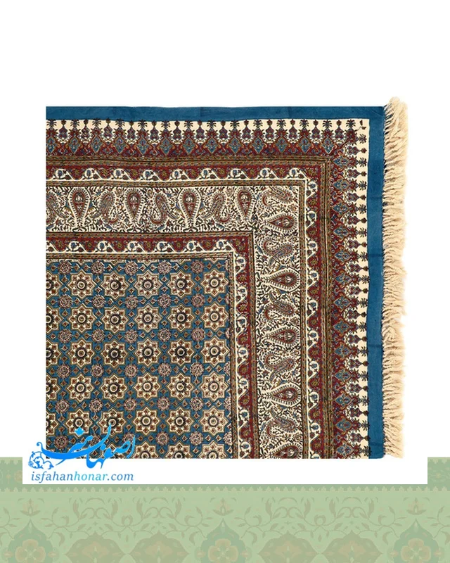 ارسال رومیزی قلمکار سنتی ابعاد 200×135 سانتیمتر به خارج ایران