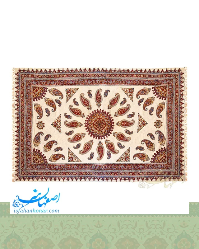 ارسال رومیزی بزرگ قلمکار هشت نفره 160×240 سانتیمتری به خارج ایران