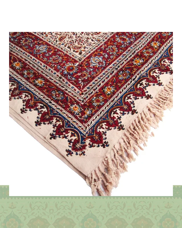 قیمت سفره بزرگ قلمکار سنتی 240×160 سانتیمتری در اروپا و آمریکا
