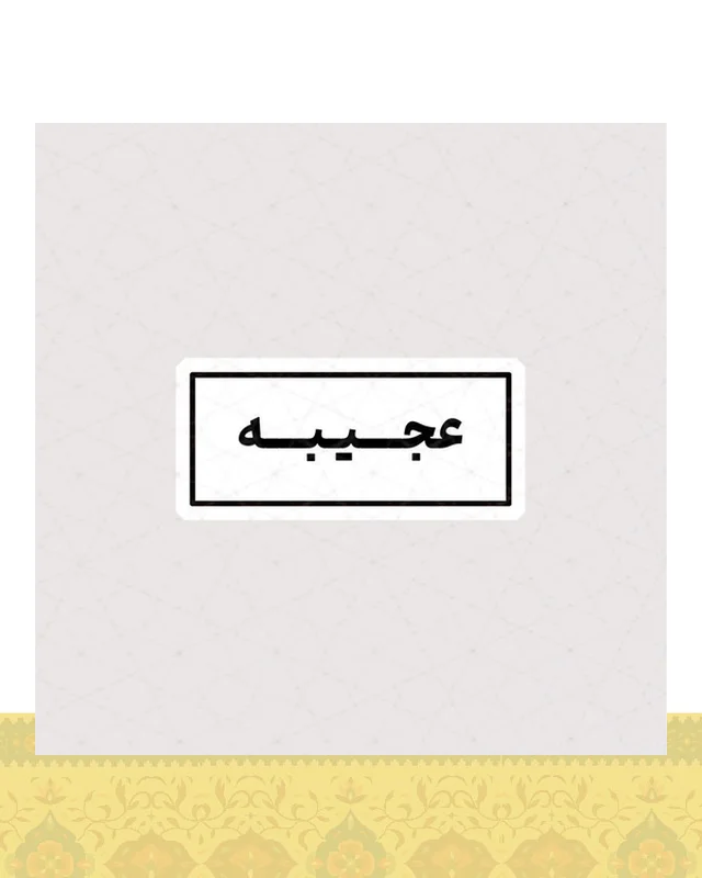 استیکر متن عجیبه  در دیارلند