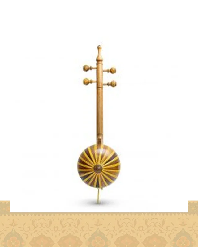 عکس کمانچه خیام مدل 40 ترک دسته آبنوس