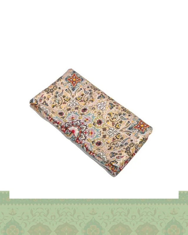 خرید سرویس ترمه ابریشم ۵ تکه طرح کاشان در اروپا و آمریکا