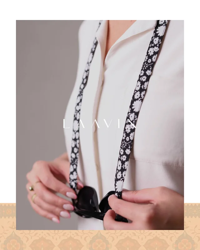 بند عینک نواری پارچه ای ( مشکی) – کد 8003 در دیارلند