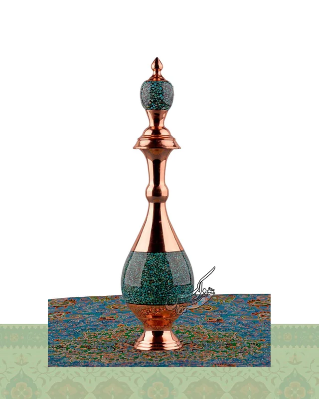عکس تنگ فیروزه کوبی صراحی بزرگ