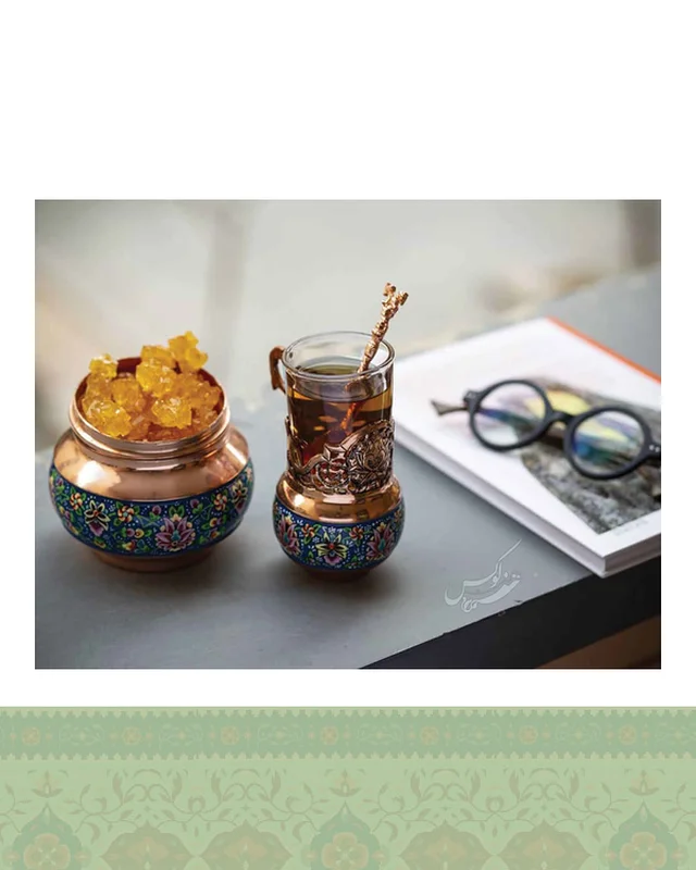 ارسال و فروش سرویس چای خوری مس و پرداز در خارج از کشور