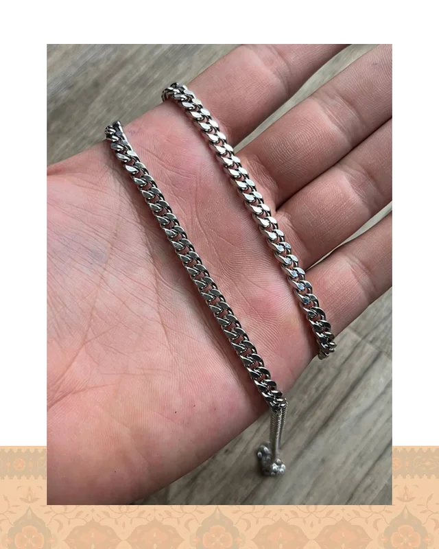ارسال و فروش زنجیر کارتیر نقره ای در خارج از کشور