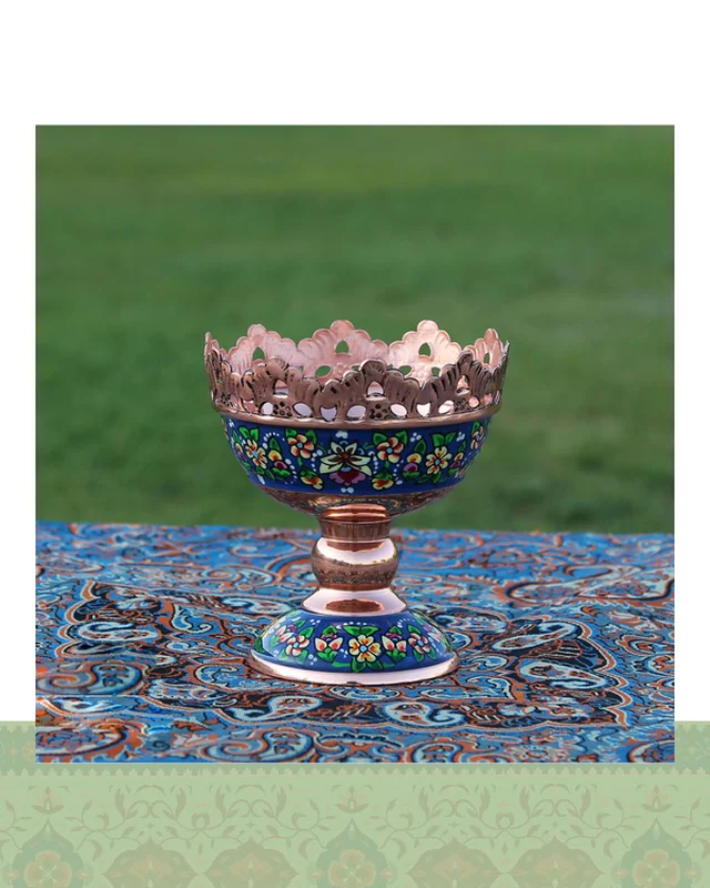 ارسال و فروش آجیل خوری مس و پرداز 11 سانتی در خارج از کشور