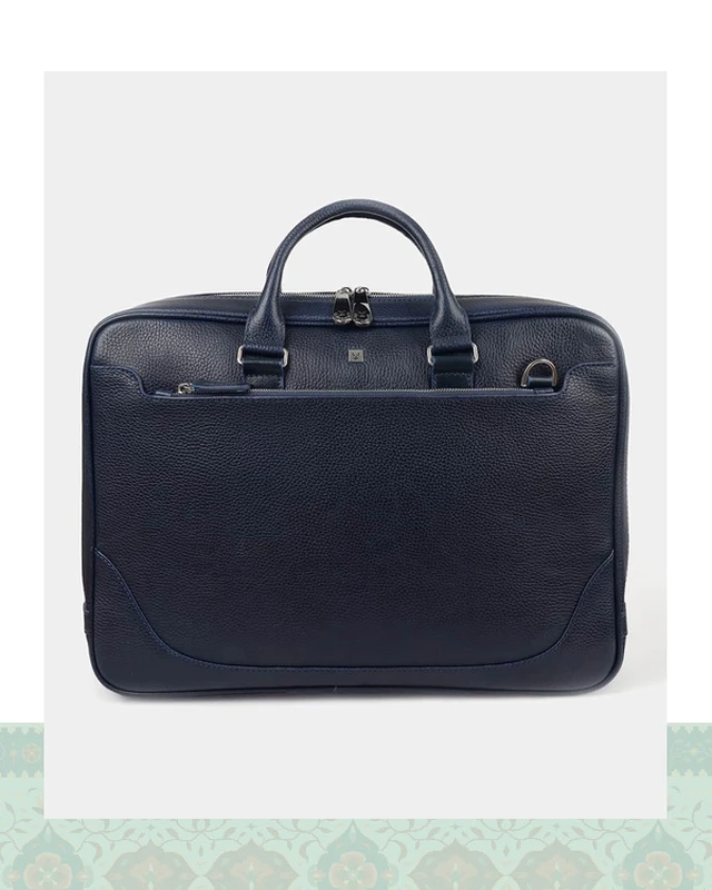 کیف اداری چرم مردانه مدل 42000153 - مشکی / ONO