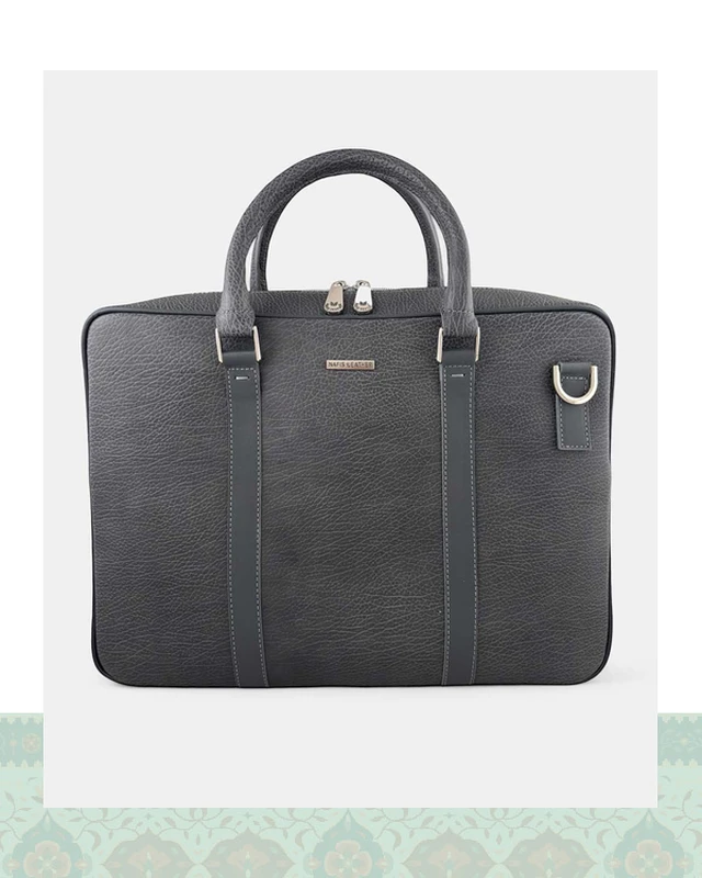 کیف اداری چرم مردانه مدل 43000118 - مشکی / ONO