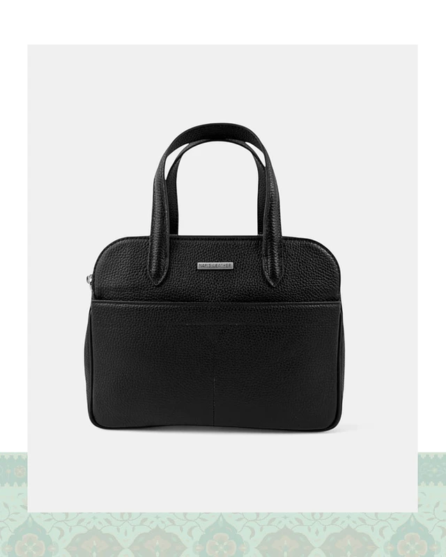 کیف چرم زنانه دوشی ساعدی مدل 440002 - مشکی / ONO