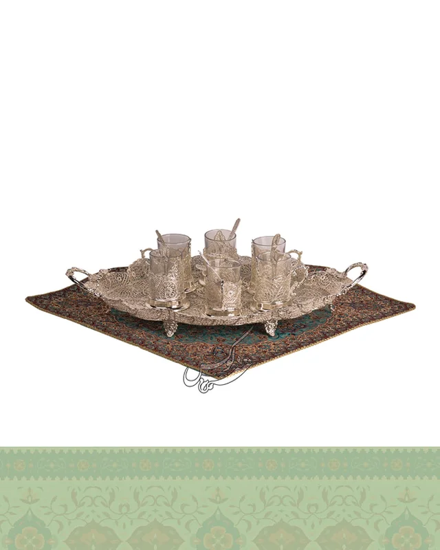 سرویس قهوه خوری ملیله کاری (چای خوری) در دیارلند