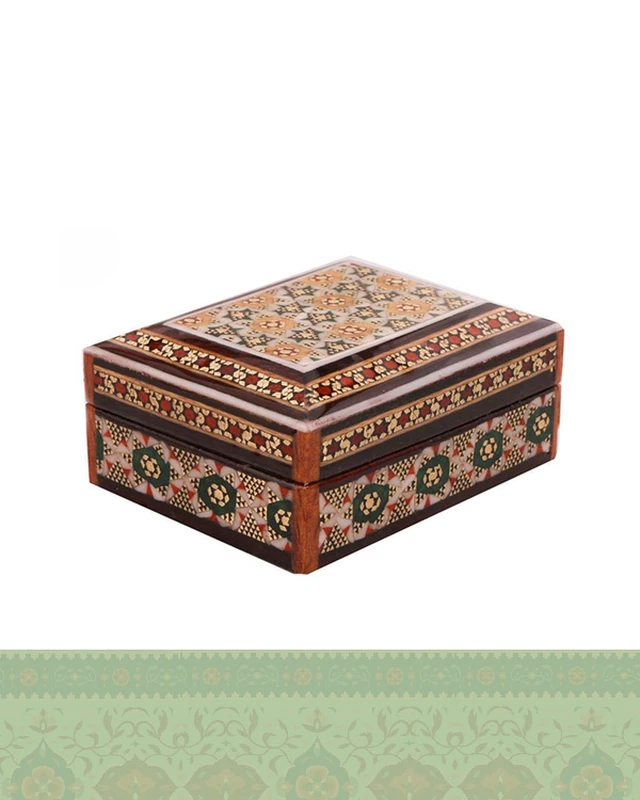 جعبه جواهرات خاتم کاری اعلا