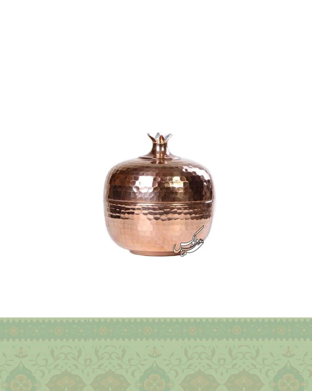قندان مسی مدل انار