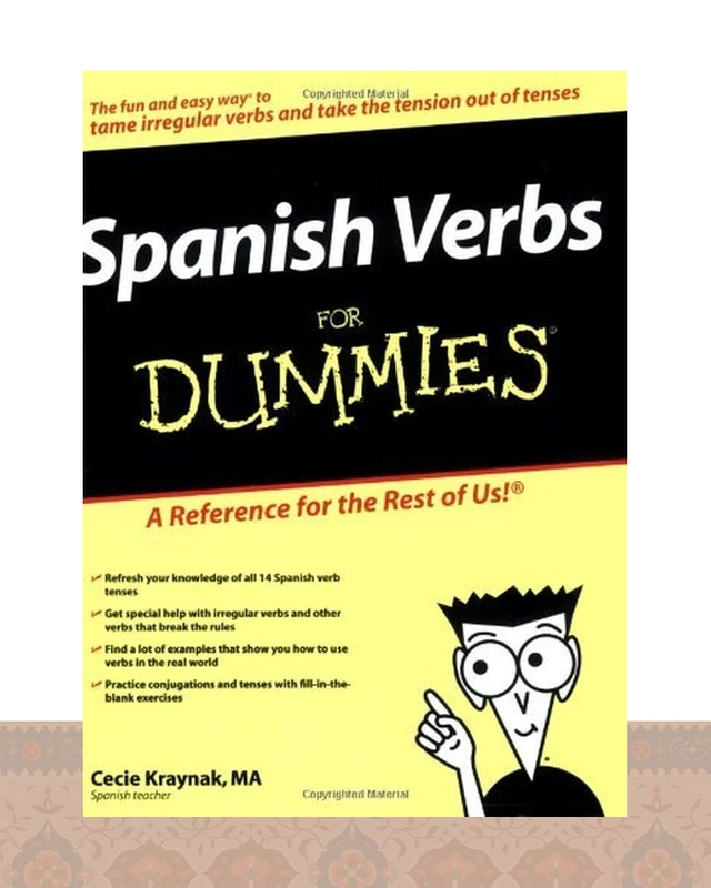 کتاب اسپنیش وربز فور دامیز  Spanish Verbs For Dummies